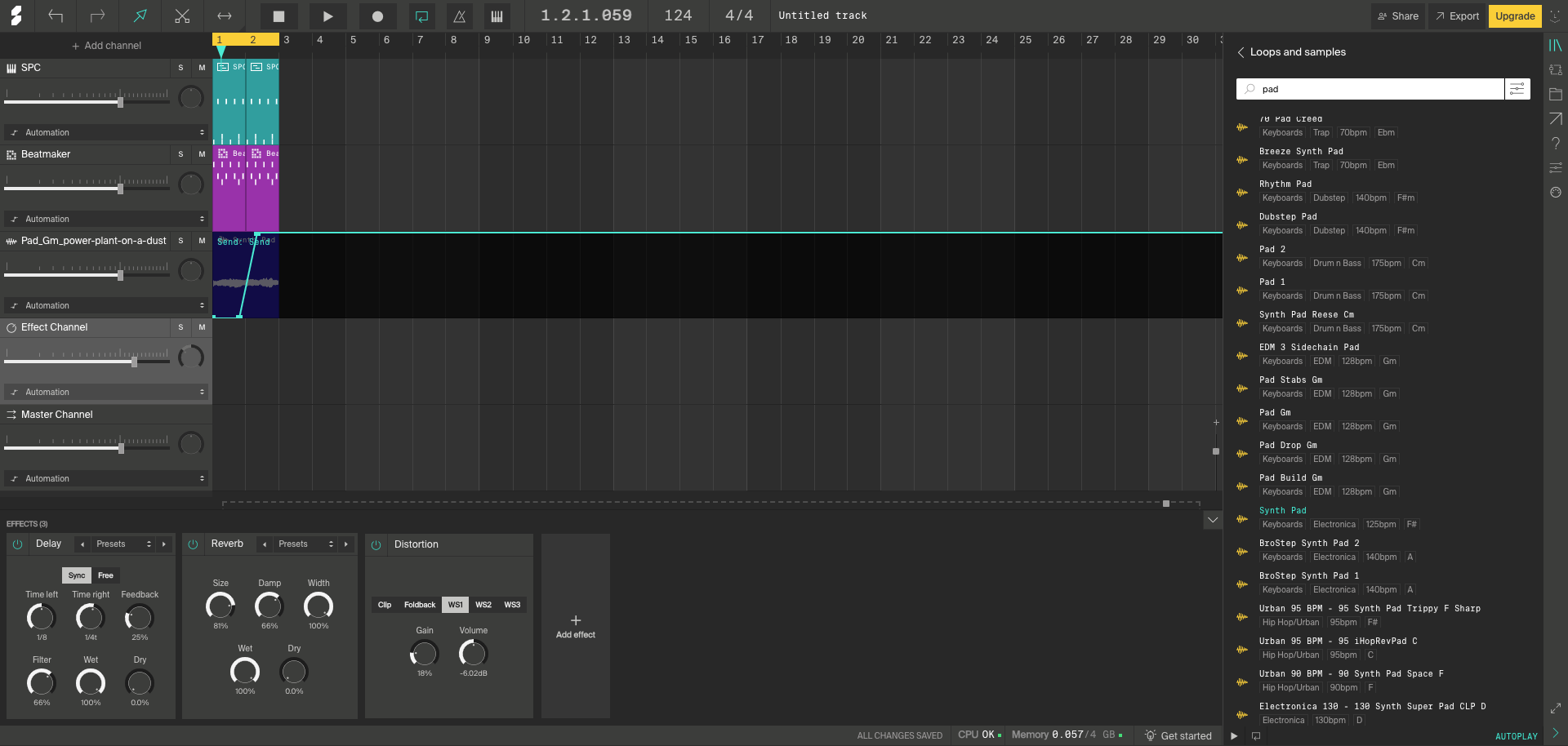 Screenshot of Soundation