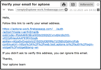 Step 3: Verify email